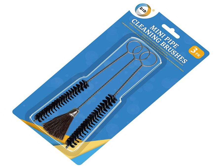 Pack 3, mini pipe cleaning brushes*