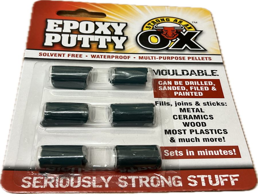 Pack 6, epoxy putty* Pack 6, epoxy putty*