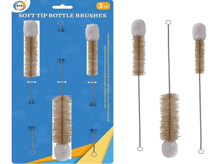 3Pkt soft tip bottle brushes*