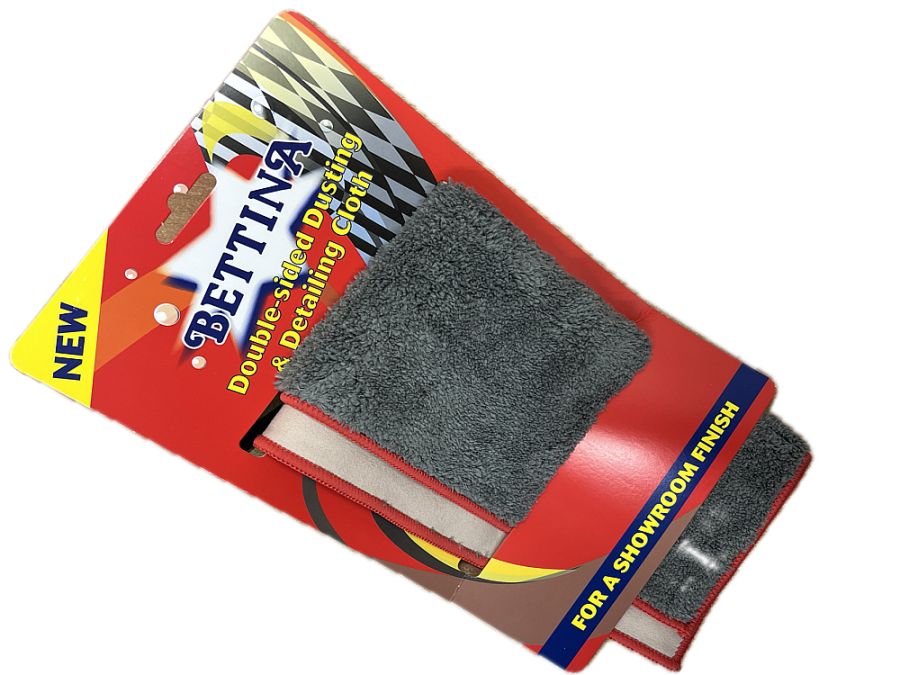 Double-sided dusting and detailing cloth*