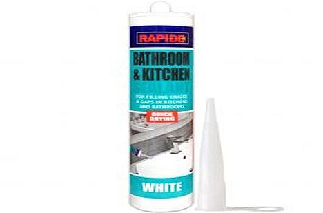 Bathroom and kitchen sealant (280ml) - White*
