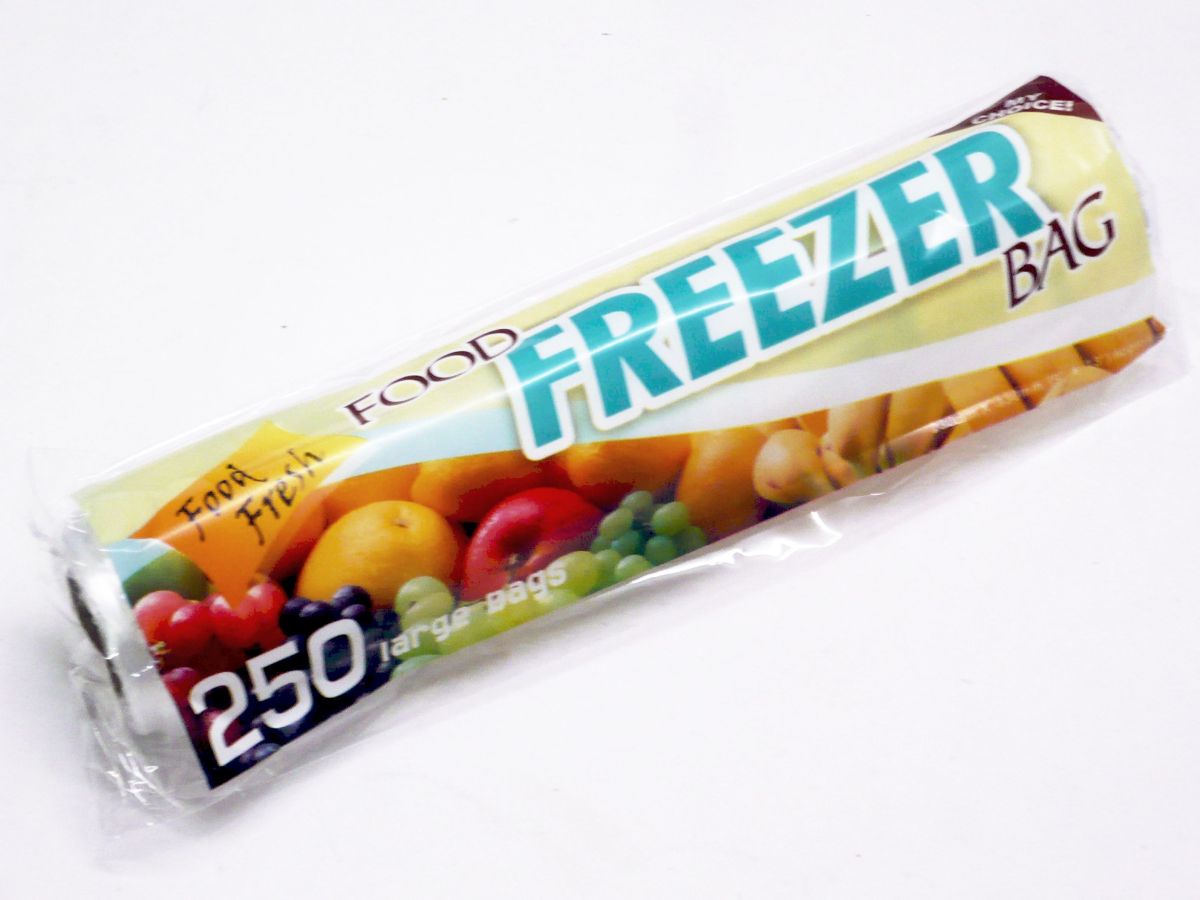 Pack 250, food/freezer bags
(23x33cm)