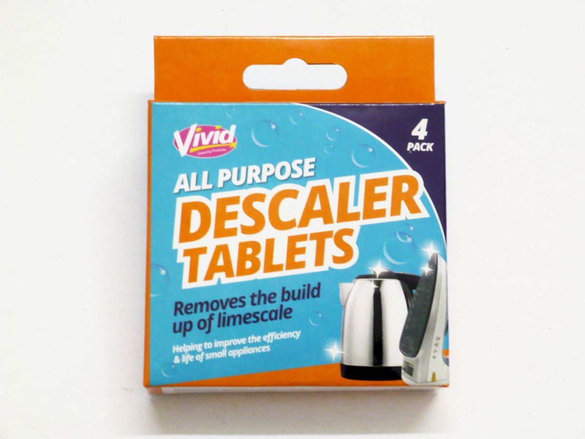 Pkt 4, all purpose descaler tablets*
