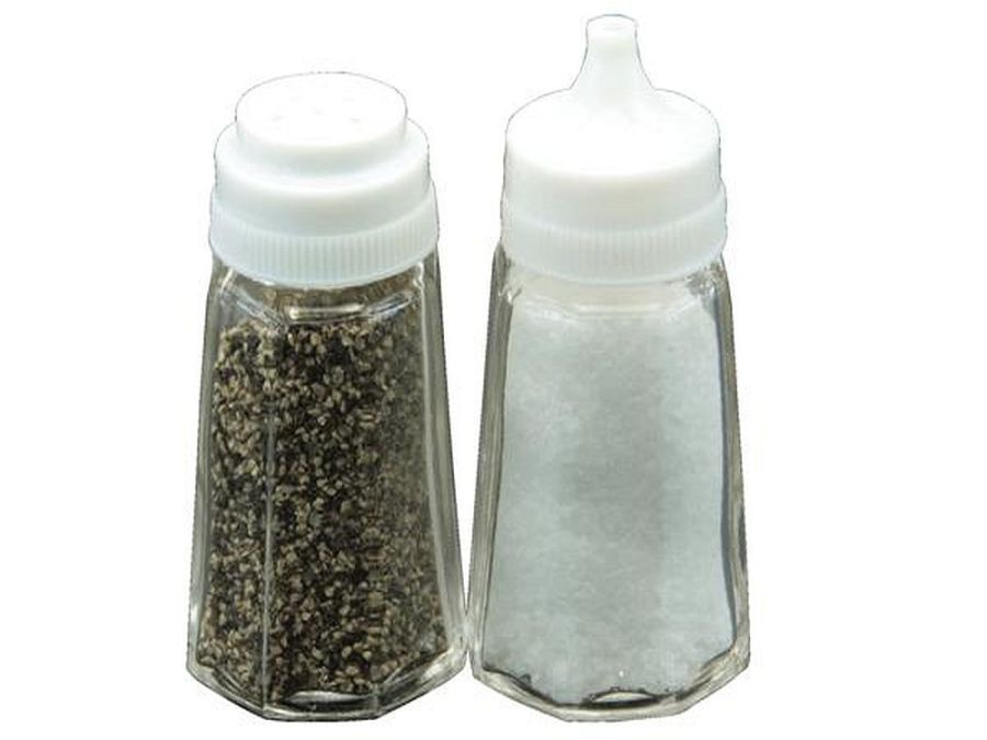 7cm glass cruet set*