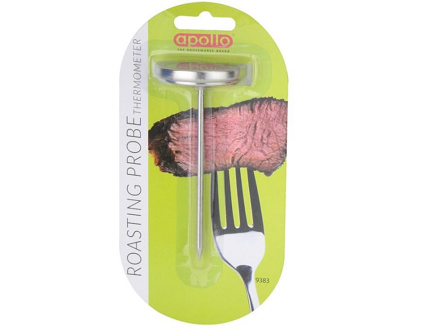 Roasting probe thermometer