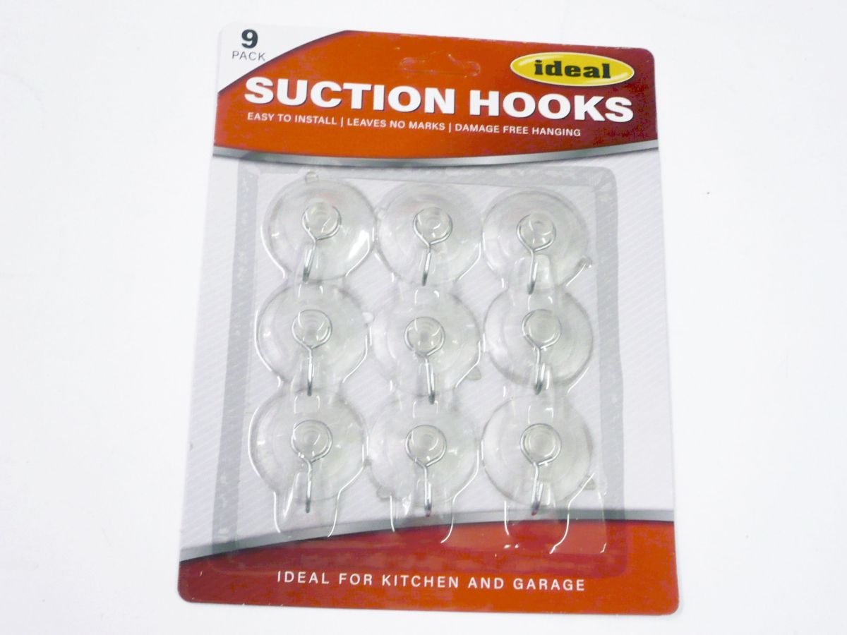 Pcak 9, suction hooks.