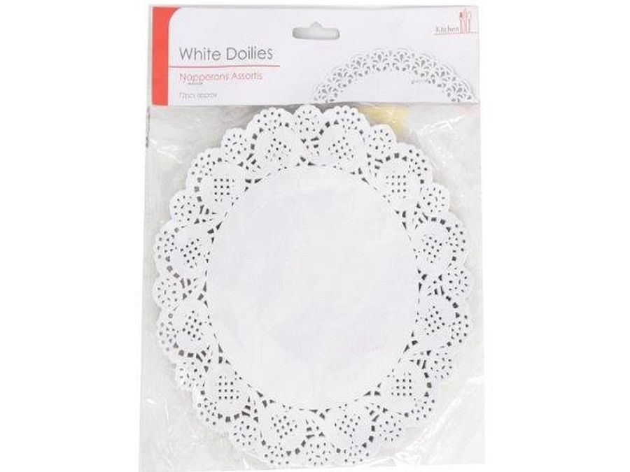 Pkt 60, white doilies dia20cm*
USE HW684