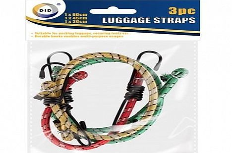3pc bungee straps
(1x60-1x45-1x30cm)*