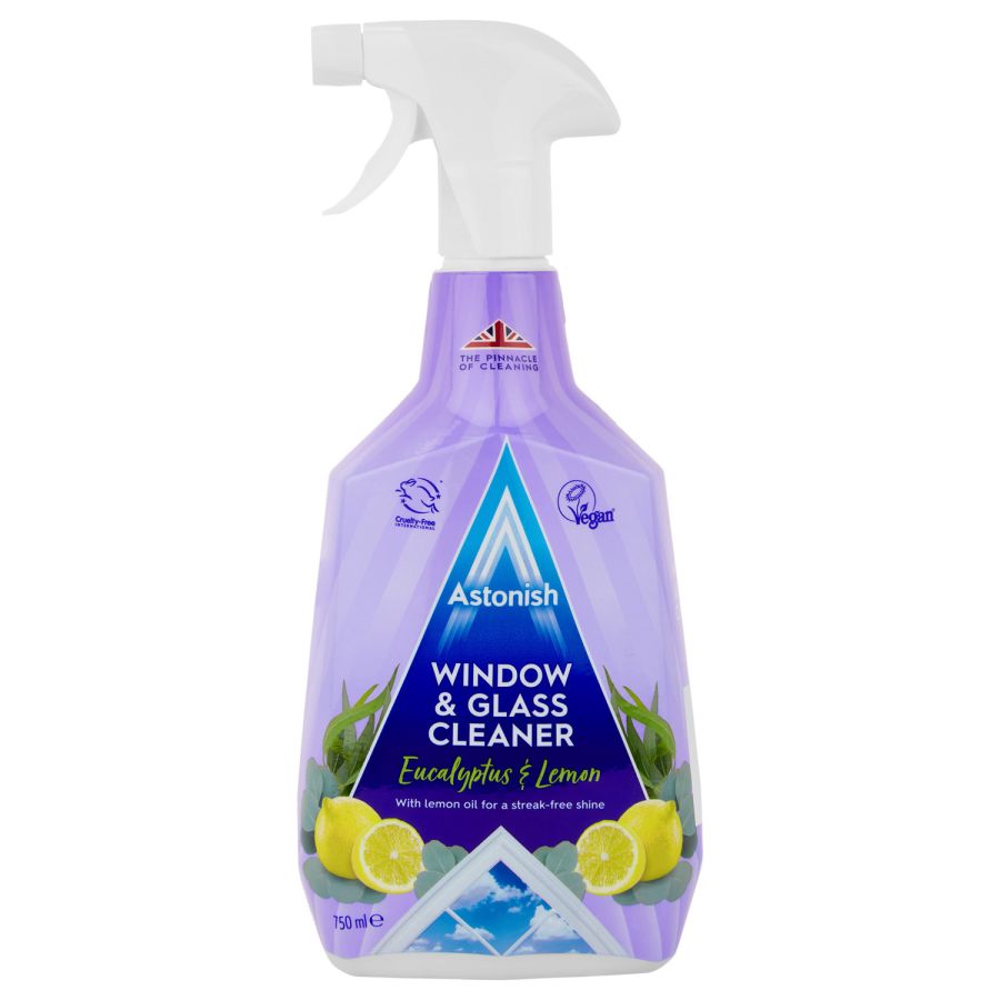 Astonish window & glass cleaner, eucalyptus & lemon - 750ml