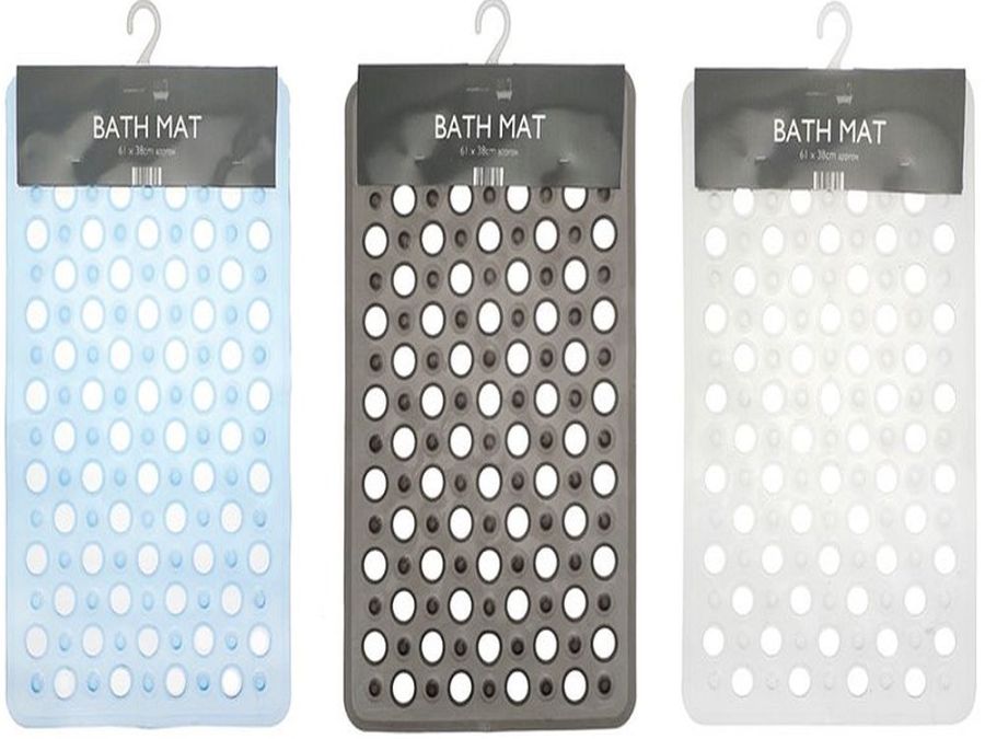 Pvc bath mat - 3/cols*
(61x38cm) NOW ROLLED!!