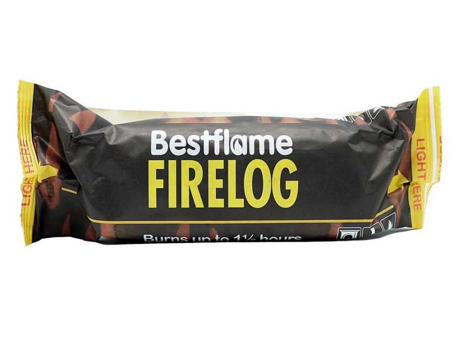 Bestflame firelog*
(up to 1.5hr burn) Bestflame firelog*
(up to 1.5hr burn)