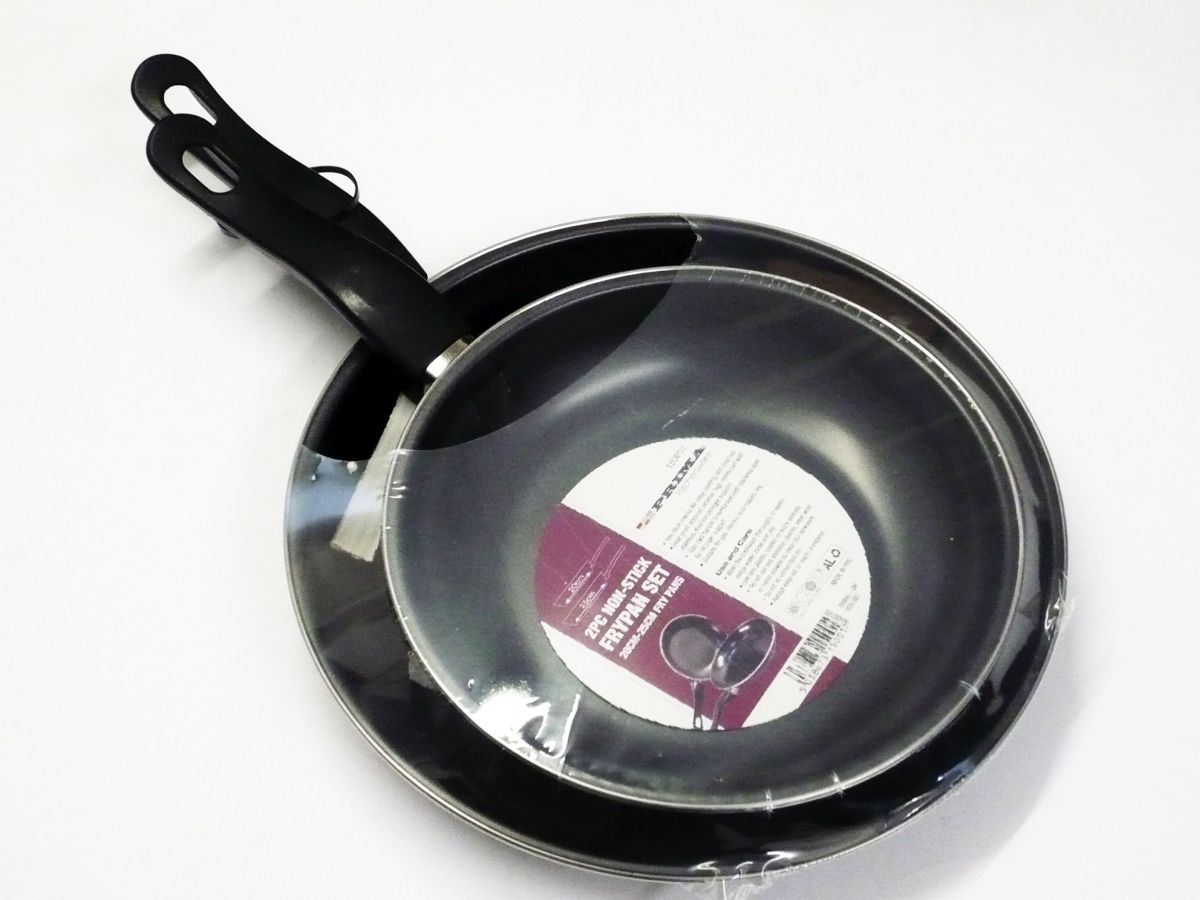 2pc frying pan set (20/25cm)*