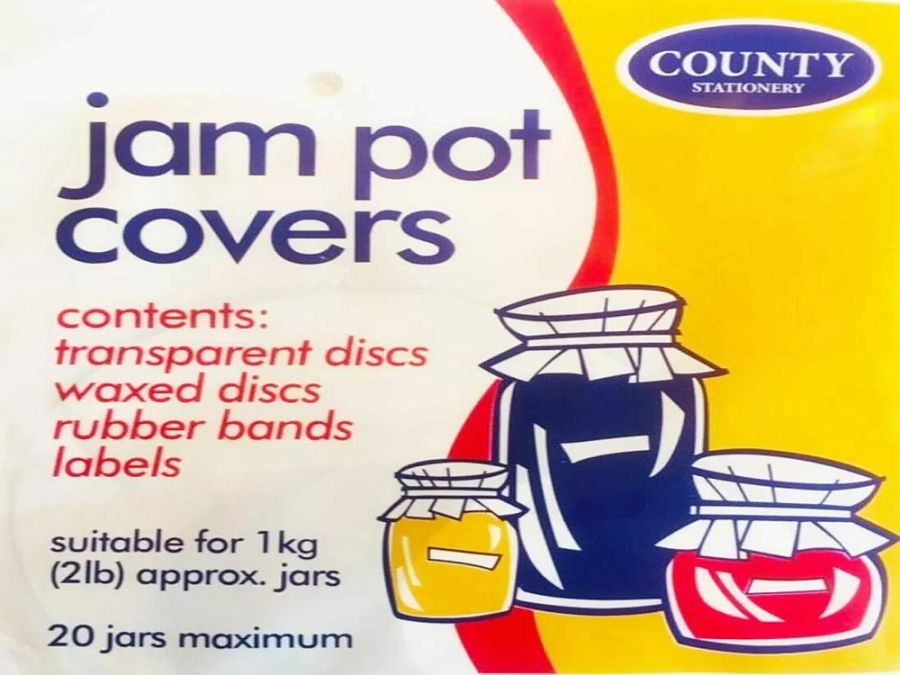 Pack 20, 2lb jam pot covers.