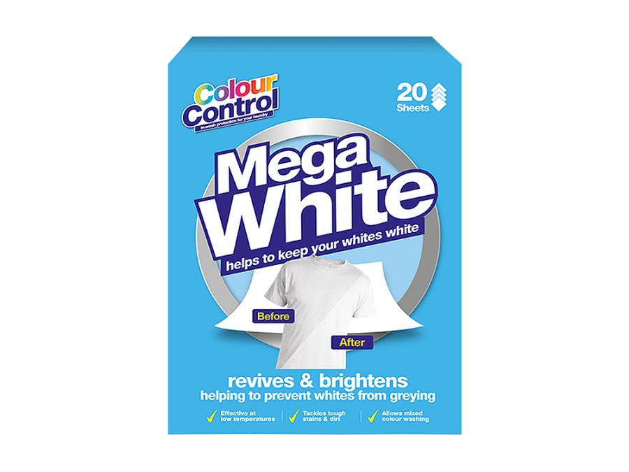 Pack 20 sheets mega white.