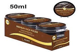Premium shoe polish 50ml BROWN*
(ADD 12 FOR DISPLAY)