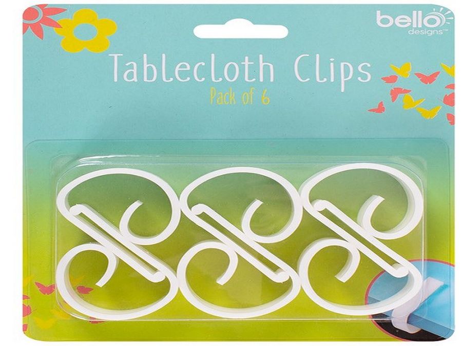 Pkt 6, tablecloth clips*