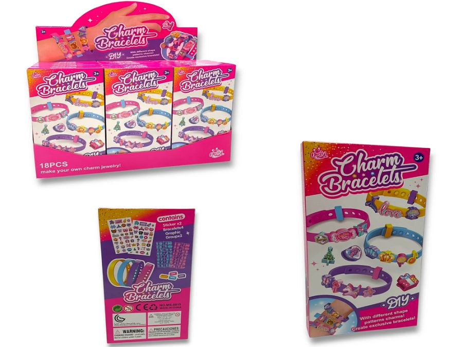 Make your own charm bracelets*
(ADD 18 FOR DISPLAY)
