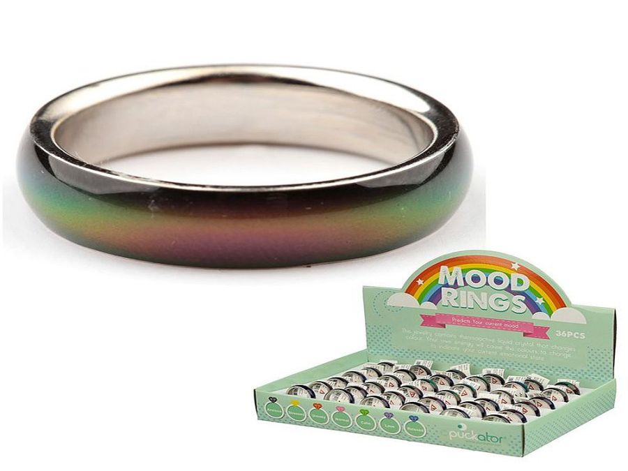 Box 36, plain mood rings.