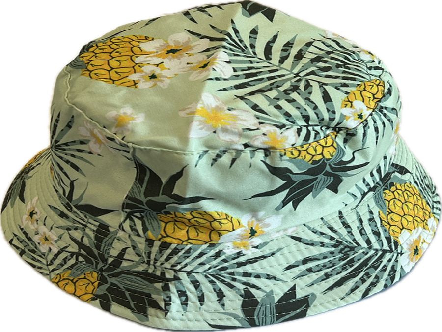 Ladies plant print bucket hat   (S/M - M/L)