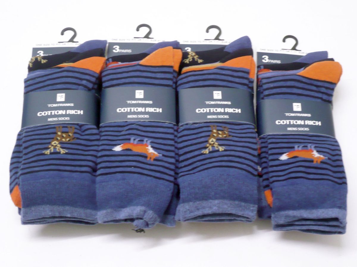 Mens animal socks.
(3pkt x4)