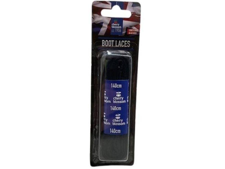 Pack 6, BLACK boot laces 140cm*