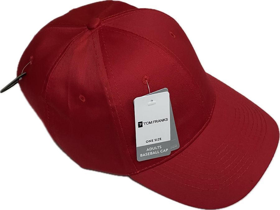 Adults baseball cap - RED*  
(one size)