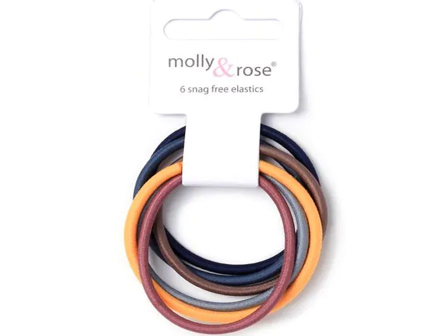 Pack 6, dark mix hair bands. Pack 6, dark mix hair bands.