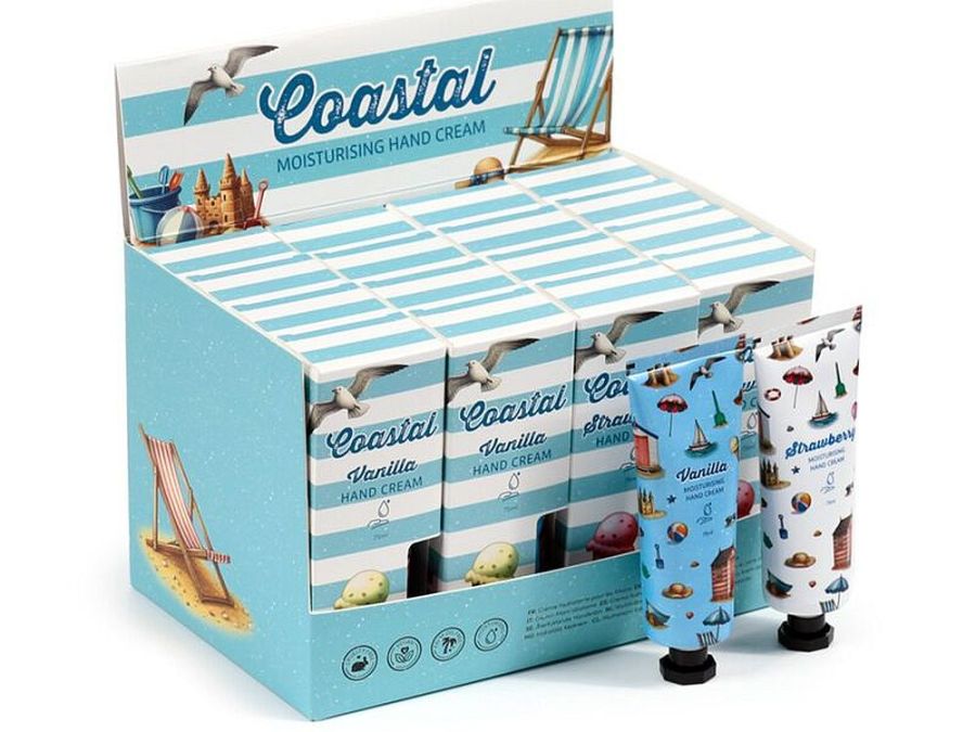 Coastal moisturising hand cream (75ml) - 2asstd.
(ADD 16 FOR DISPLAY)