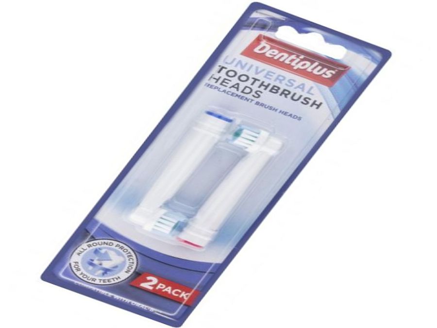 Pack 2, universal toothbrush heads*