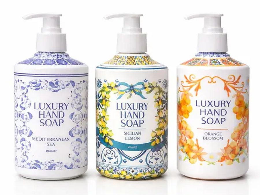 Luxury hand soap (500ml) - 3asstd* Luxury hand soap (500ml) - 3asstd*