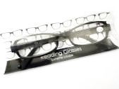 Pkt 14, reading glasses black poly bag ,header card (2ea. 1/ 1.5/2/2.5/3/ 3.5/4) Pkt 14, reading glasses black poly bag ,header card (2ea. 1/ 1.5/2/2.5/3/ 3.5/4)