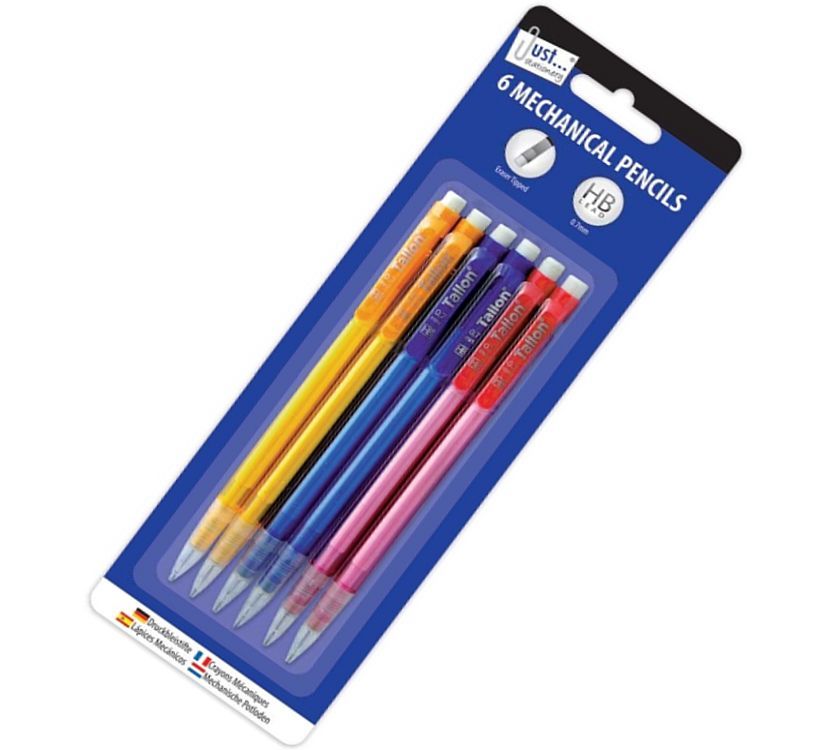 Pack 6 mechanical pencils*