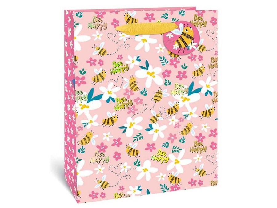 Bee design LARGE gift bag*
(32x26x12cm)