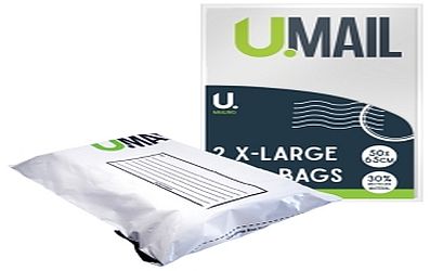 Pkt 2, extra large mail bags (50x65cm)*