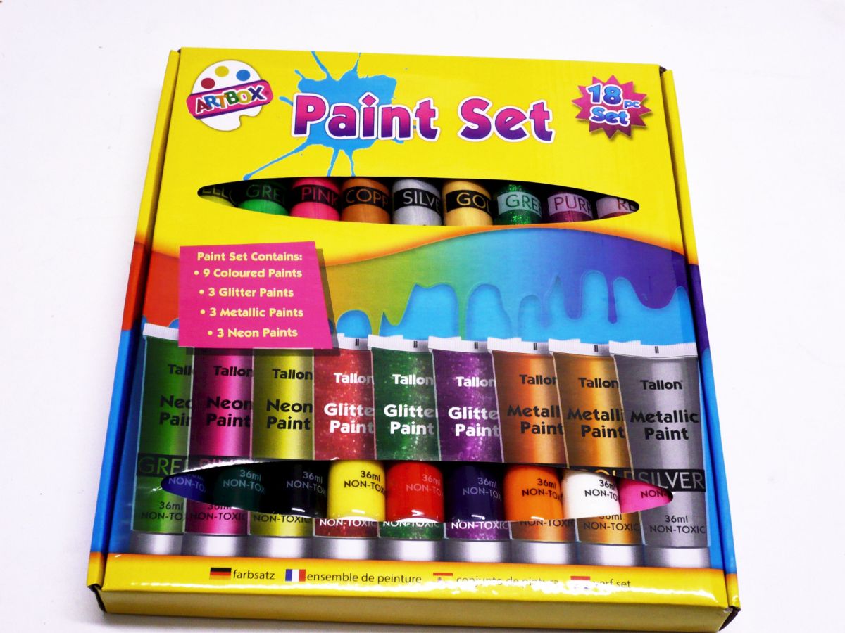 18pc paint set*