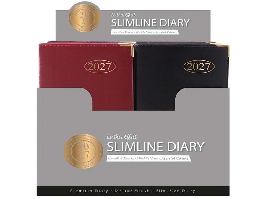 2027, w-t-v slim diary - 3/cols*
(ADD 30 FOR DISPLAY)
