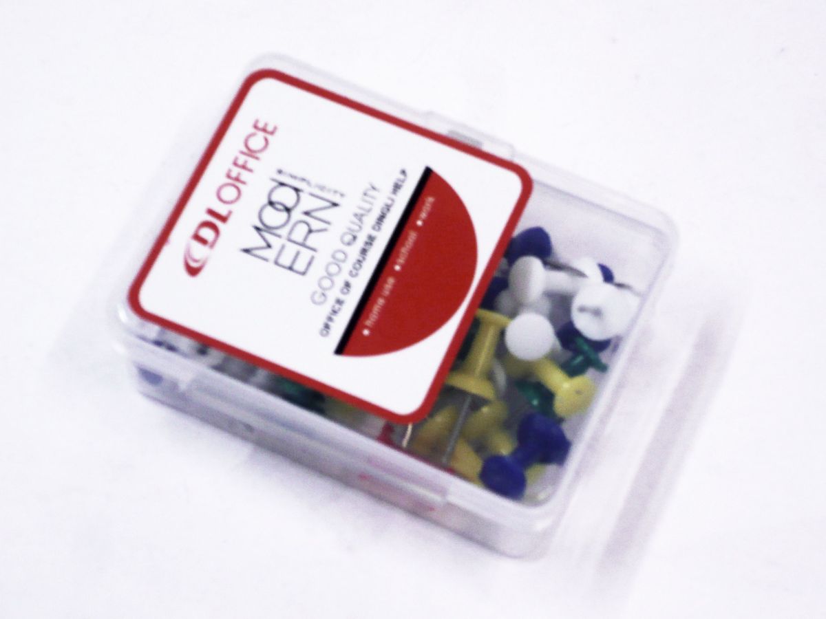 Box 40, push pins*