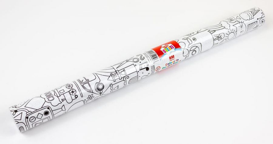 6m colour in doodle paper*