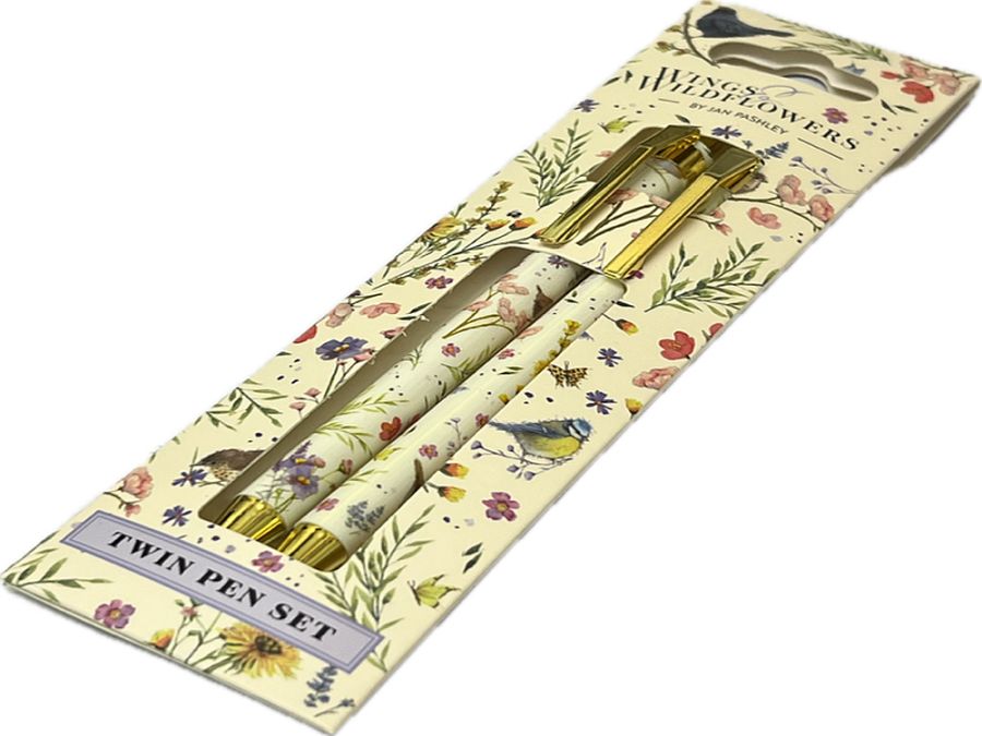 Wings and wildflowers twin pen set.