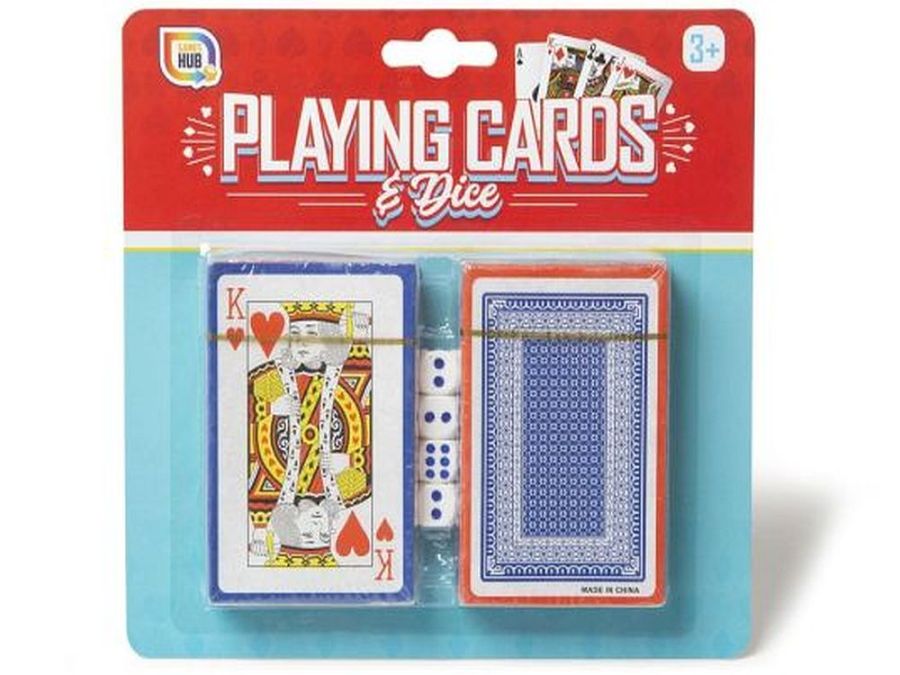 2packs playing cards and dice set*
