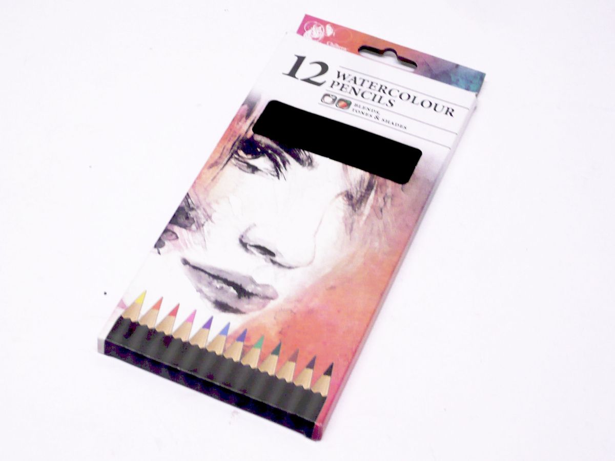 Box 12, watercolour pencils*