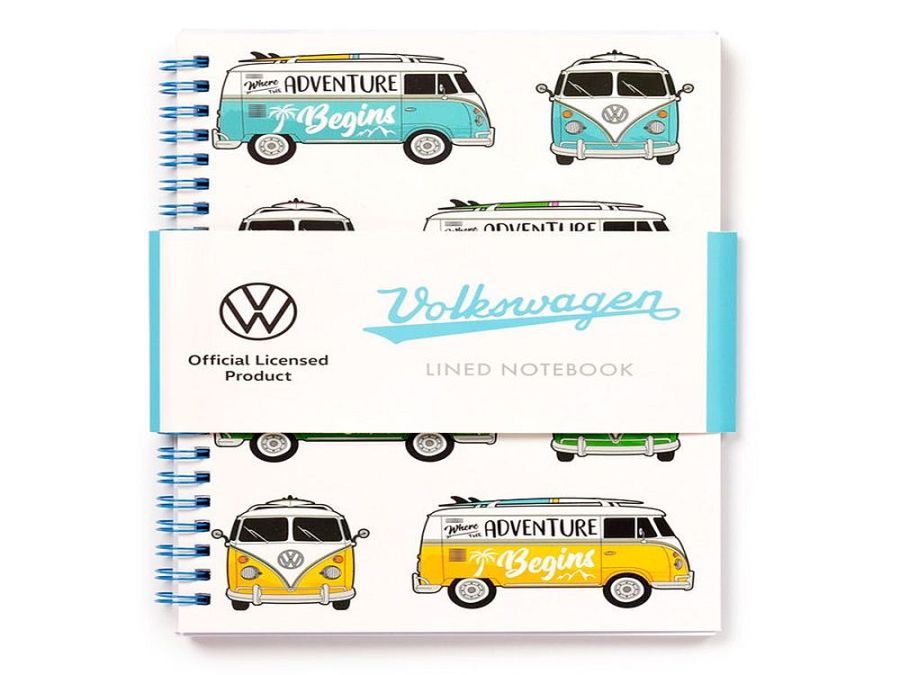 Volswagen camper van lined notebook*