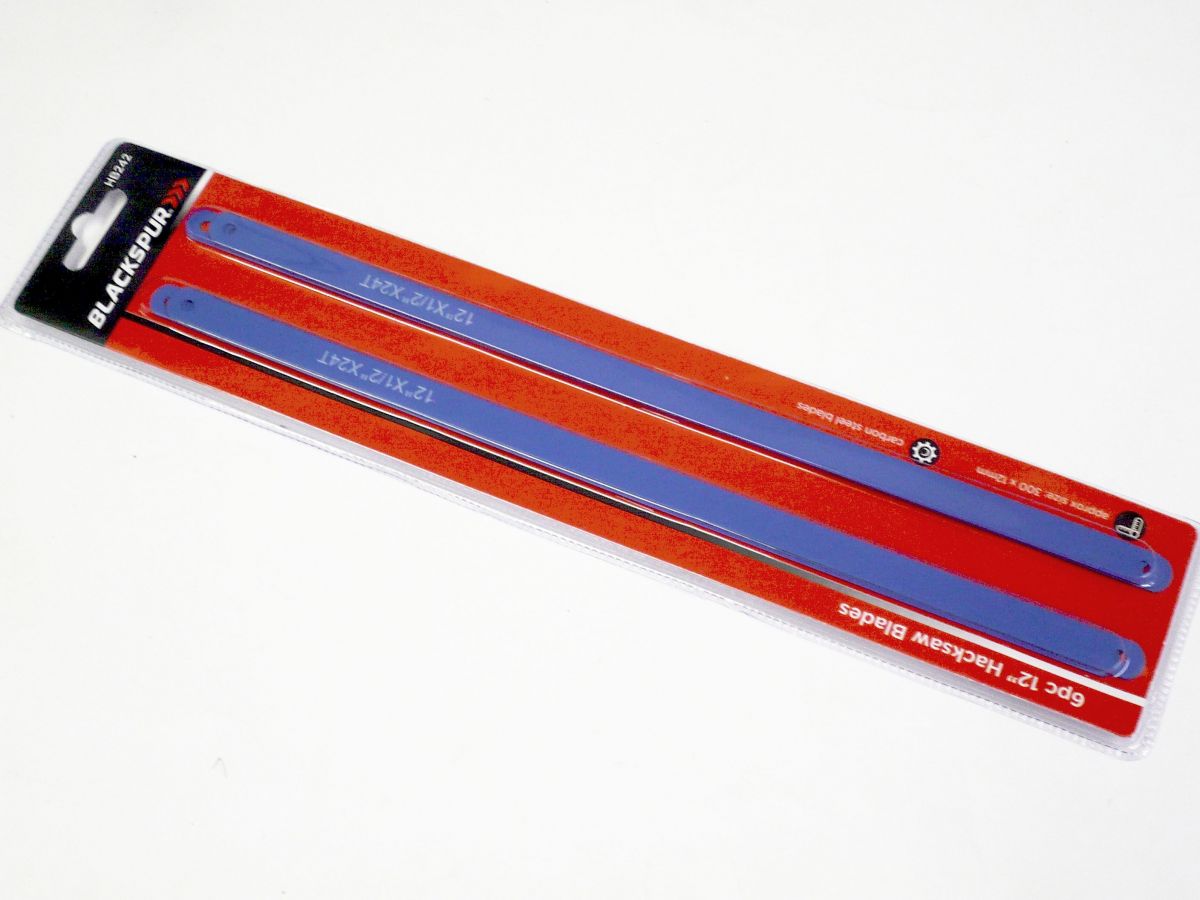 Pkt 6, 12" hacksaw blades*
