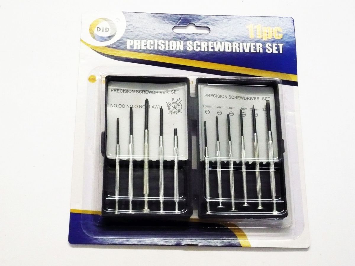11pc precision screwdriver set.*