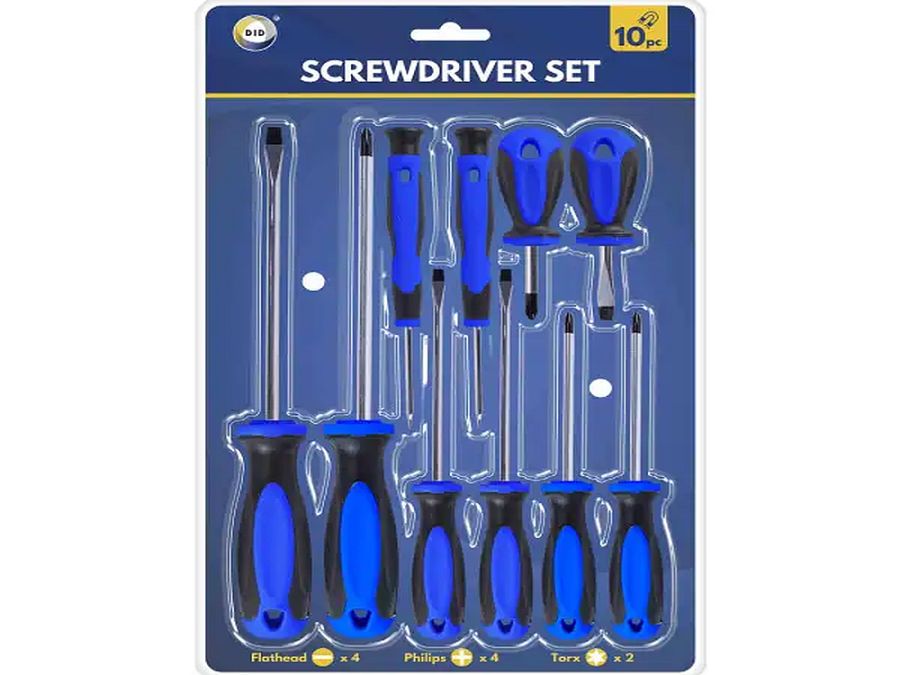 10pc assorted screwdrivers set*