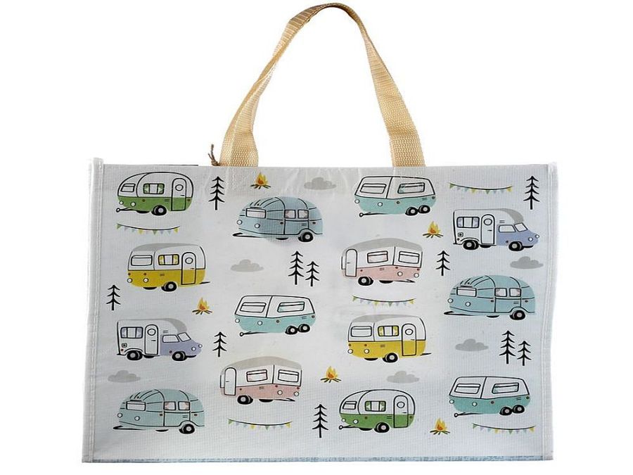 Caravan recycled bottles shopping bag.