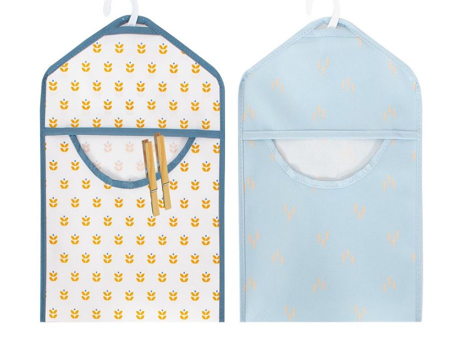 Wipe clean peg bag - 2asstd*
(34x28cm)
