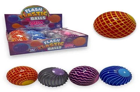 Box 12, light-up disco bounce balls - 4/cols*
