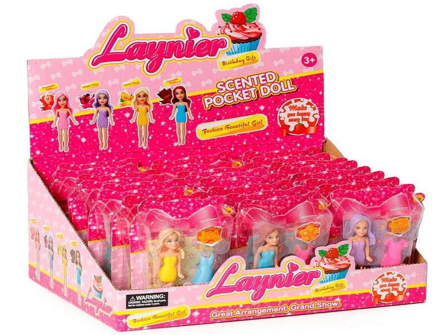 Scented pocket doll H8.5cm - 4asstd.
(ADD 24 FOR DISPLAY)