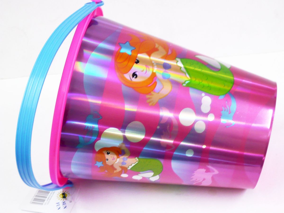 Large Mermaid laser bucket H23cm.